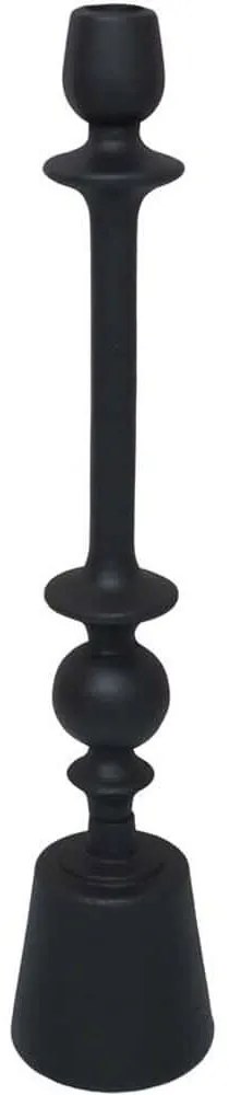 Κηροπήγιο Artiom 032484 9x9x45cm Black Αλουμίνιο