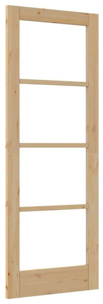 vidaXL Εσωτερική Πόρτα με Γυαλί ORKDAL Καφέ 73.5 x 198.5 εκ.