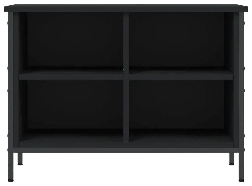 vidaXL Παπουτσοθήκη Μαύρη 69 x 35 x 50 εκ. από Επεξεργασμένο Ξύλο