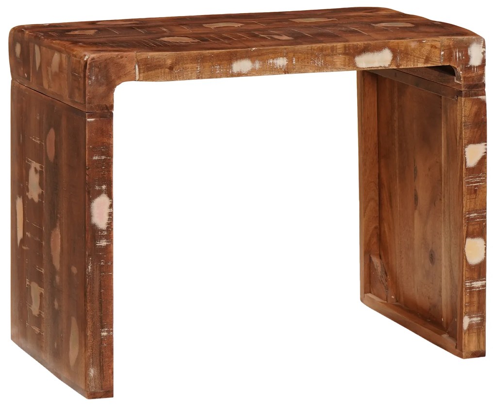 vidaXL End Table 60 x 35 x 46 εκ Στερεό ανακτημένο ξύλο