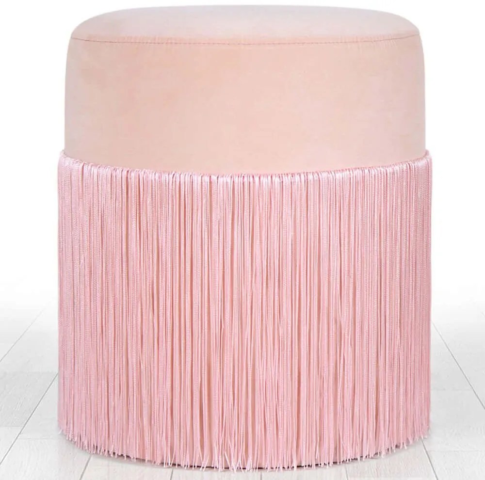 Σκαμπό Merkur 209FLF1257 Φ45x40cm Pink