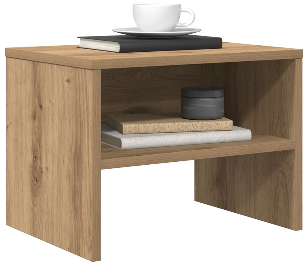 vidaXL Κομοδίνο artisan δρυς 40 x 30 x 30 εκ Επεξεργασμένο ξύλο