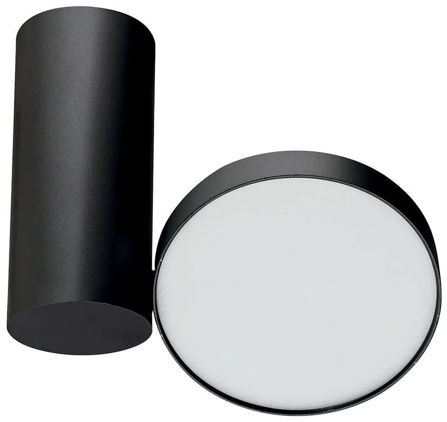 Φωτιστικό Οροφής - Σποτ Markos 4208201 Led Φ22,5x15,3x15,5cm Black Viokef Aluminium