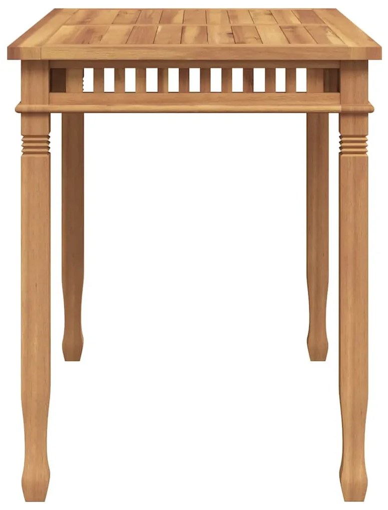 vidaXL Τραπεζαρία Κήπου 110 x 65x 80 εκ. από Μασίφ Ξύλο Teak