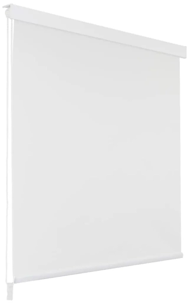 Κουρτίνα Μπάνιου Ρολό Λευκή 140 x 240 εκ. - Λευκό