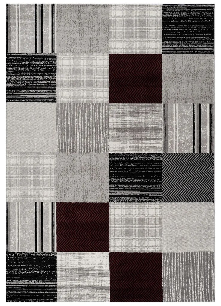 Χαλί (160x230) Polcarpet Estia 1694 Grey/Red