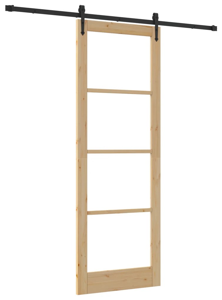 vidaXL Συρόμενη Πόρτα με Σετ Υλικών 'ORKDAL'83x232 cm