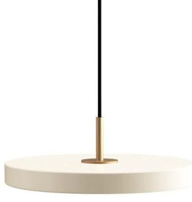 Κρεμαστό Φωτιστικό Ράγας/Οροφής LED 18W 3CCT Φ31cm Ορειχάλκινο Φινίρισμα Asteria Plus Umage-2288-Λευκό 2288