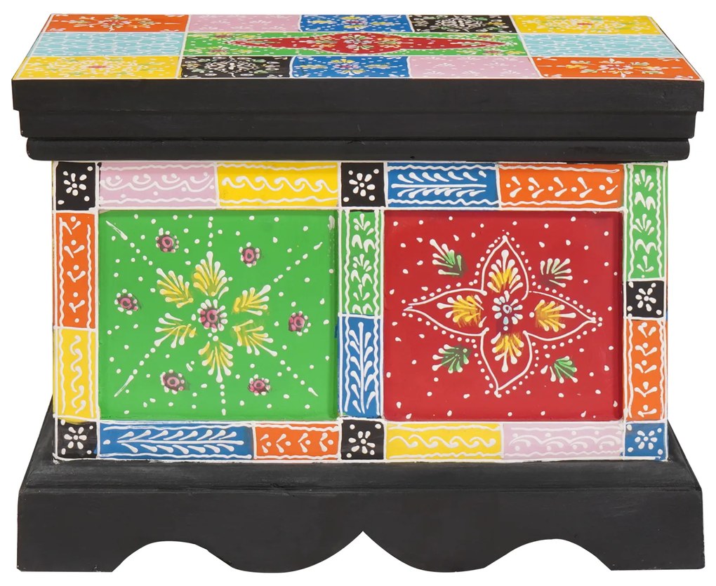 vidaXL κουτί αποθήκευσης vitaXL 40x30x30 cm Στερεό Ξύλο Μαγκά