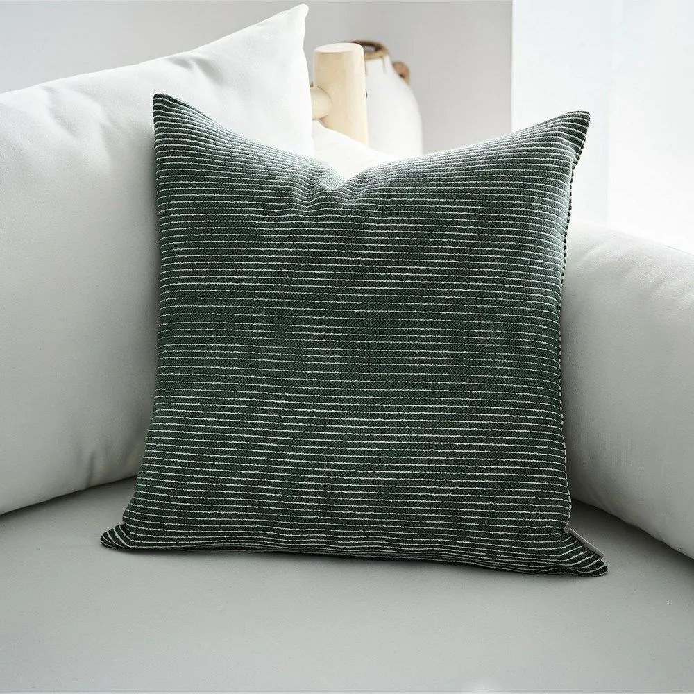 Μαξιλαροθήκη Διακοσμητική Zebra 302 Weed Green Gofis Home 50X50 Cotton-Polyester