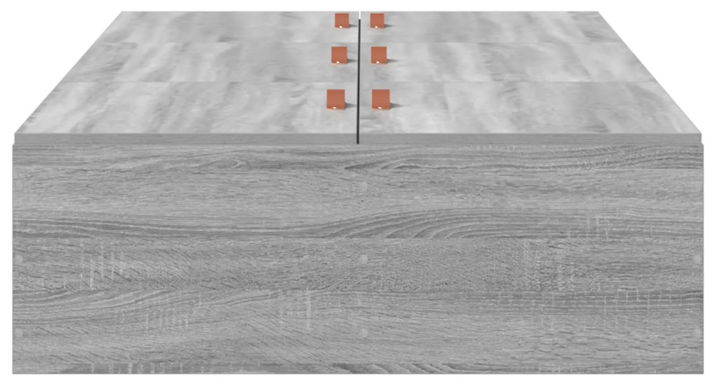 vidaXL Κρεβάτι Αποθήκευσης Γκρι Σονόμα 100x200 εκ.