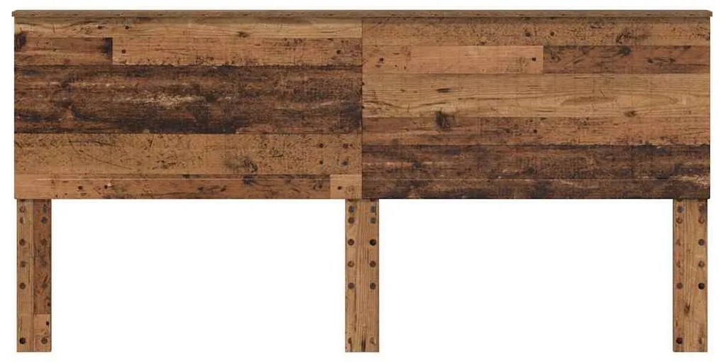 vidaXL Κεφαλάρι με κεφαλάρι Παλιό Ξύλο 200 cm Επεξεργασμένο ξύλο