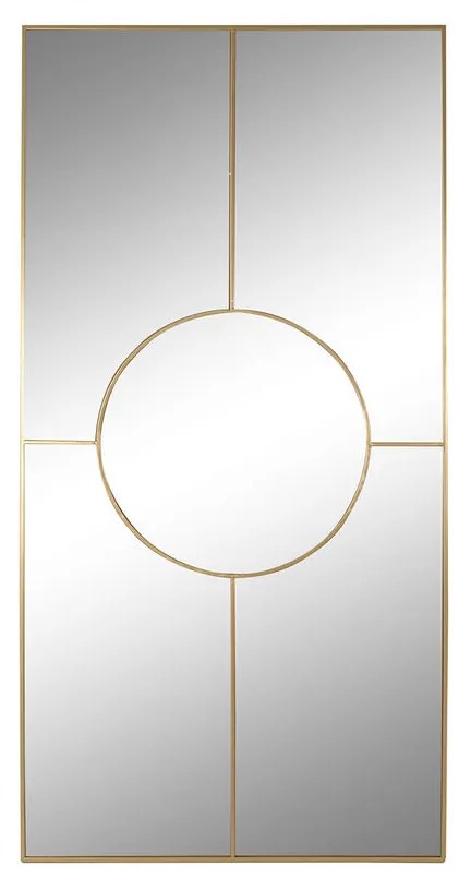 Τοίχο καθρέφτη Home ESPRIT Χρυσό 90 x 2 x 180 cm