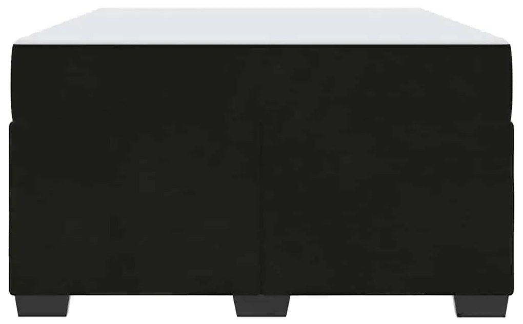vidaXL Σκελετός κρεβατιού με στρώμα Μαύρο 120 x 200 cm Βελούδο