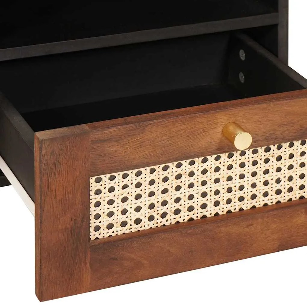 vidaXL Τραπεζάκια Σαλονιού with Drawer Καφέ 80 x 54 x 40 εκ