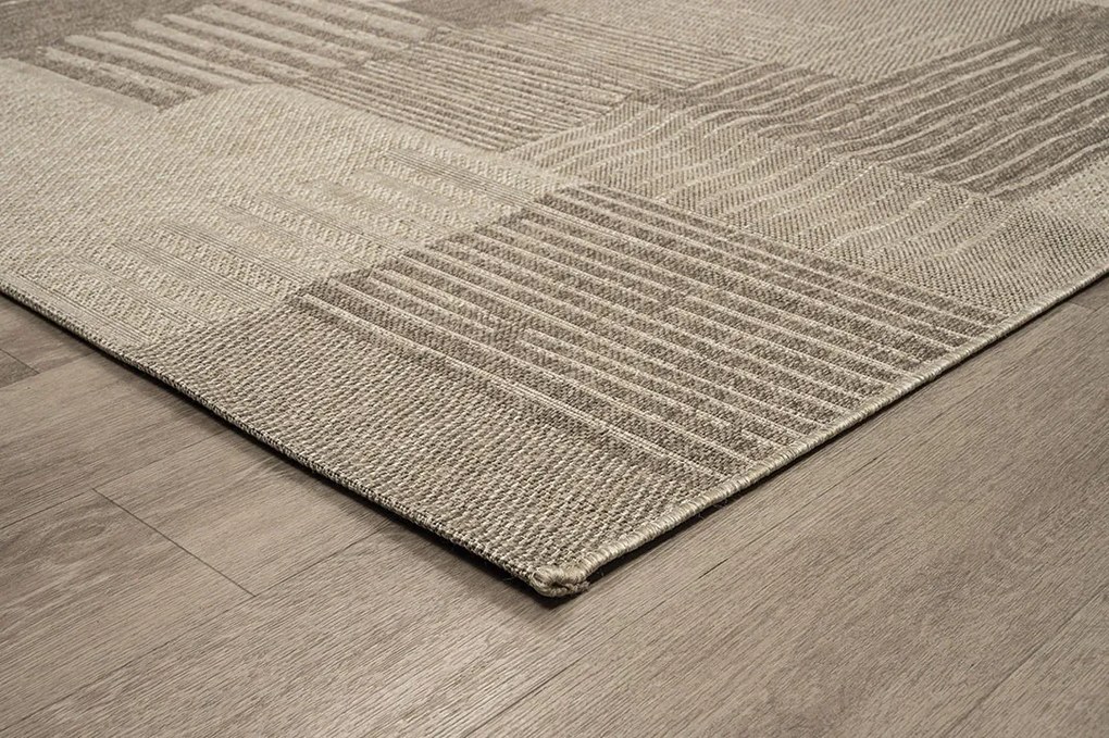 ΧΑΛΙ ETHNIK  20706C BROWN/CARAMEL BEIGE - 200X285  NewPlan