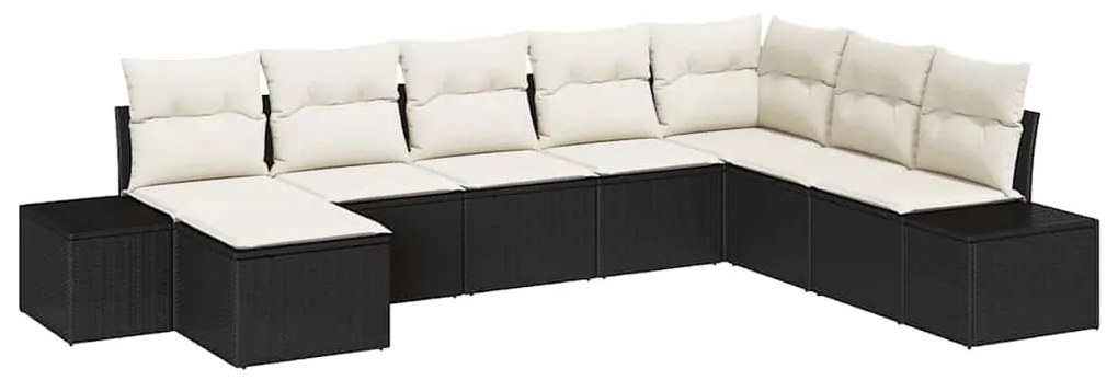 vidaXL Σετ Καναπέ Κήπου 8 pcs 319 x 209 x 85 εκ. Πολυ ράταν
