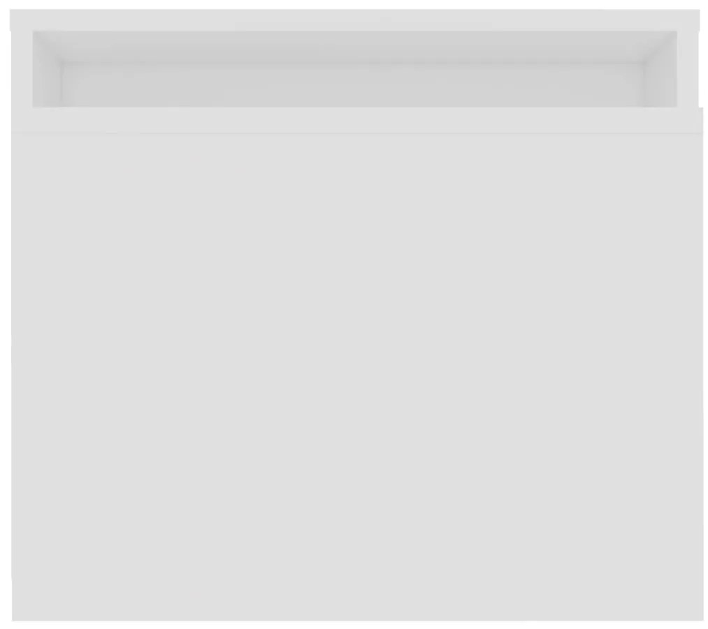 vidaXL Σετ Τραπεζάκια Σαλονιού Λευκά 100 x 48 x 40 εκ. από Επεξ. Ξύλο