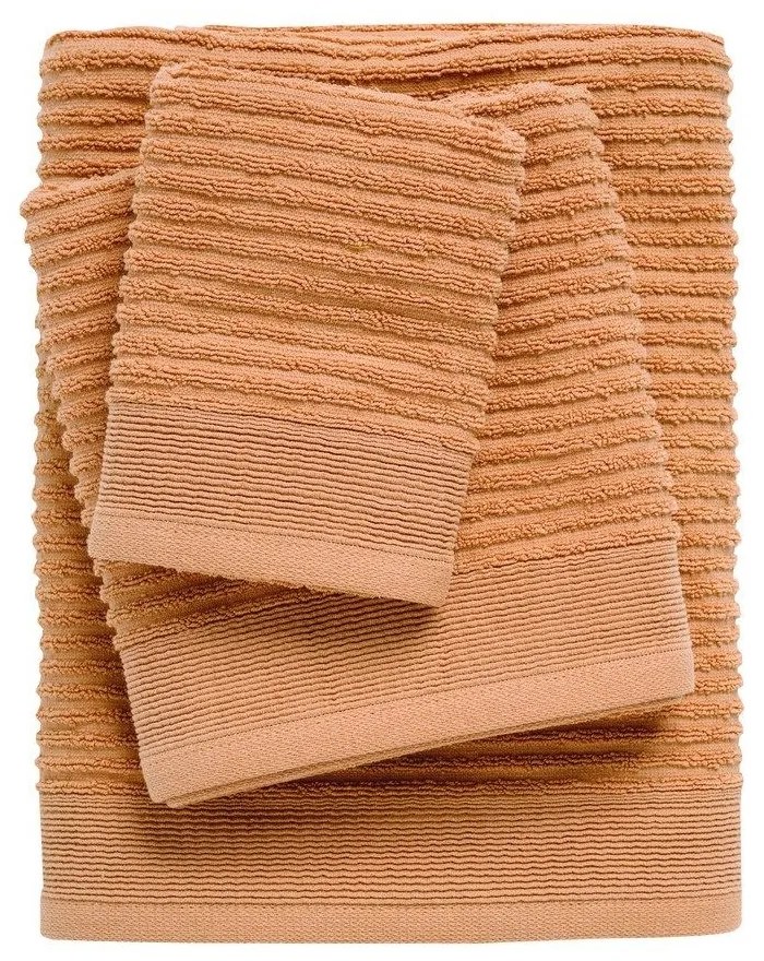 Πετσέτες Daily 0741 (Σετ 3τμχ) Salmon Das Home Σετ Πετσέτες 70x140cm 100% Cotton
