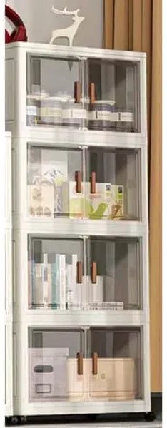 Ντουλάπια δίφυλλα αποθήκευσης 50x29x29 4τμχ. 4FLOOR-50CM με ροδάκια