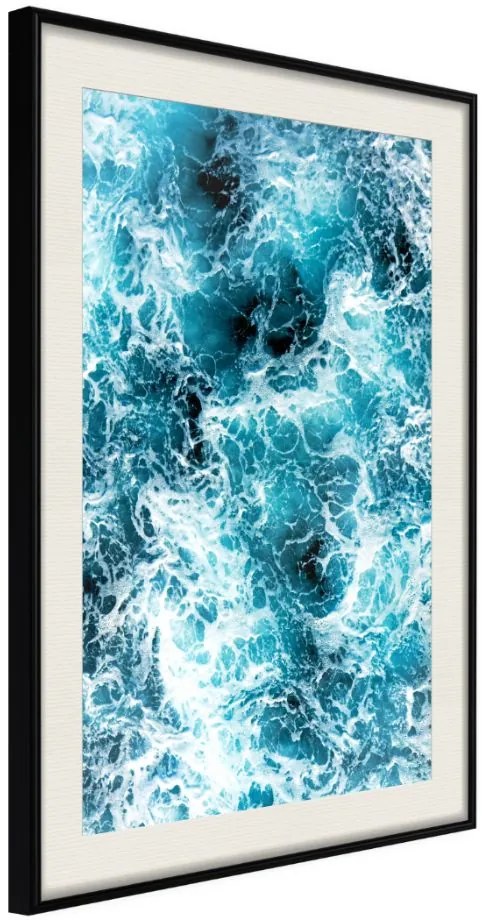 Αφίσα - Sea Foam - 40x60 - Μαύρο - Με πασπαρτού