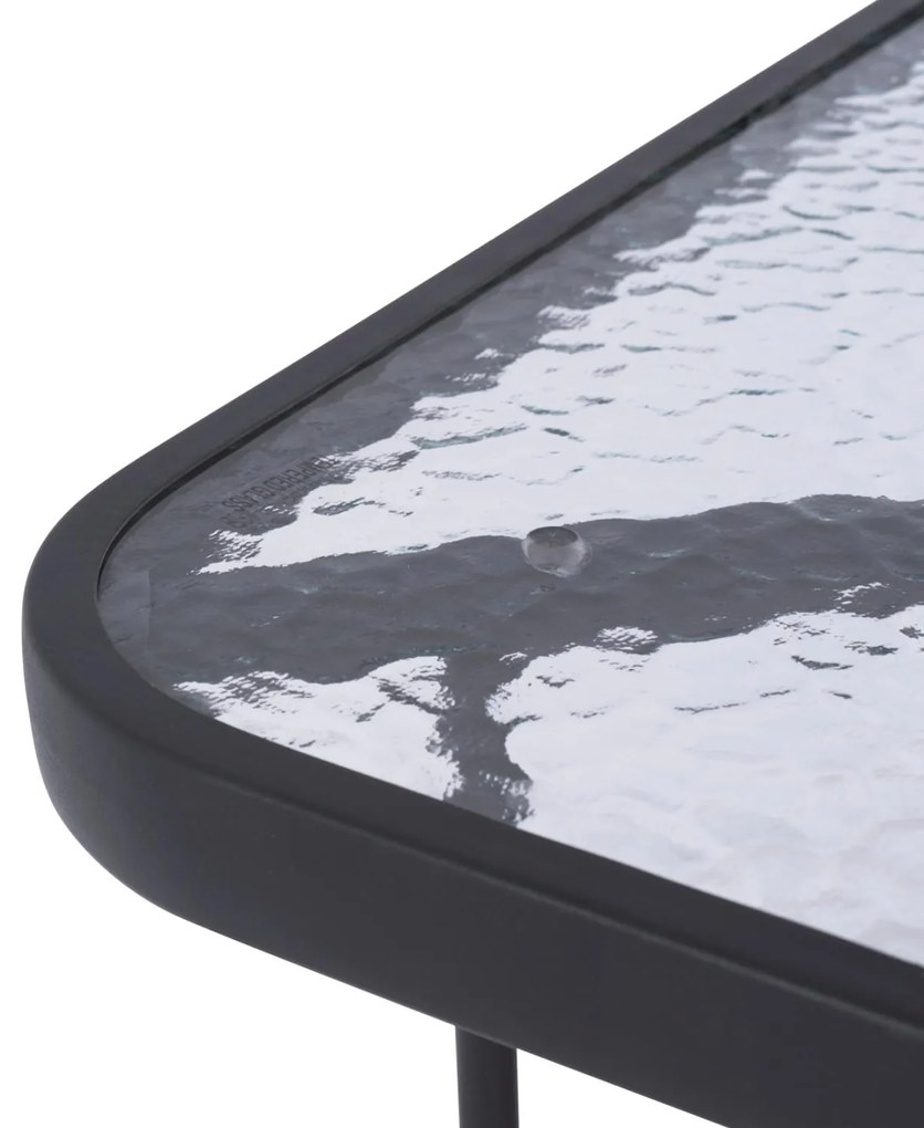 Σετ Τραπεζαρίας Κήπου AVRIL C21221.01 5τεμ. Μεταλλικές Καρέκλες &amp; Τραπέζι Γκρί-Φυσικό 110x60εκ. 110x60x71 εκ.