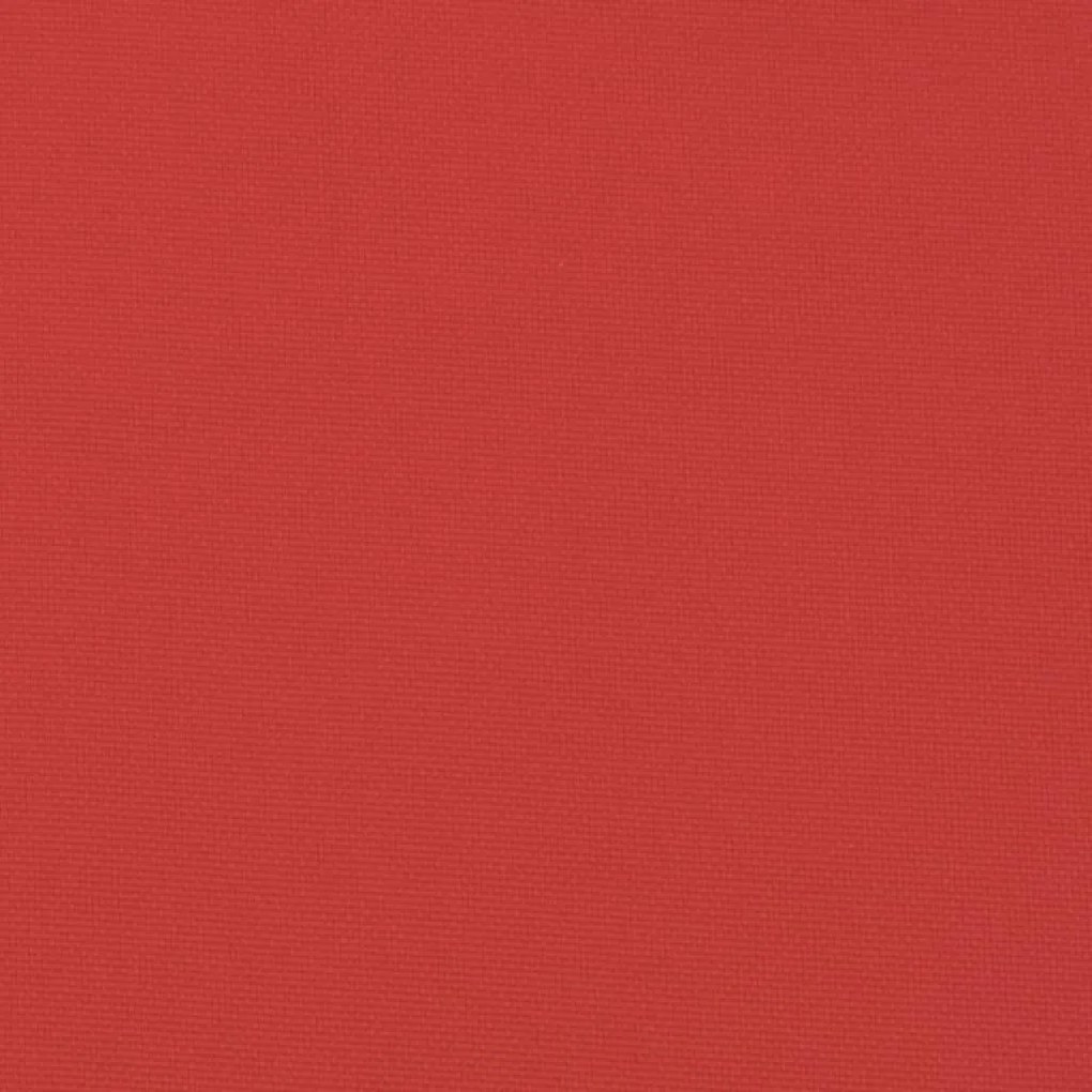 vidaXL Μαξιλάρι Στρογγυλό Κόκκινο Ø 60 x 11 εκ. από Ύφασμα Oxford