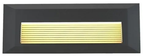 Απλίκα Φωτιστικό Τοίχου Κλιμακοστασίου IP65 LED 3W 3000K-4000K-6000K Mono IT Lighting-80201740-Ανθρακί 80201740