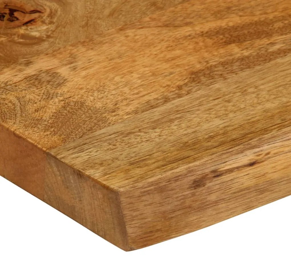 vidaXL Επιφάνεια Τραπεζιού 80x60x3,8 εκ. Live Edge Μασίφ Ξύλο Μάνγκο