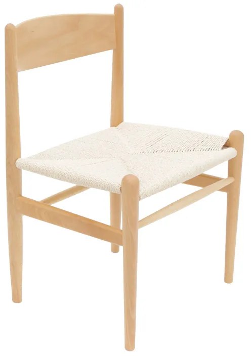 Intrahome Καρέκλα Conan Intrahome φυσικό ξύλο oξιάς-έδρα φυσικό σχοινί 52x46x78εκ | SKU: INTRAPA-392111112