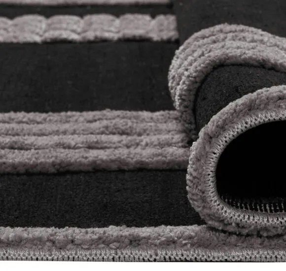 Beauty Home Χαλί Noir Art 9437 200x290 Black Μαύρο