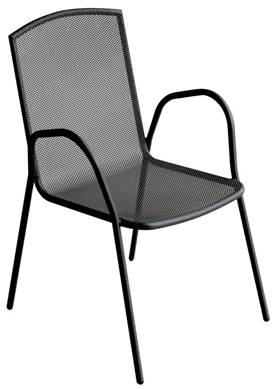 ZITA PLUS FACTORY ΜΑΥΡΗ ΜΕΤΑΛΛΙΚΗ ΠΟΛΥΘΡΟΝΑ 56Χ59Χ88εκ.24.0087
