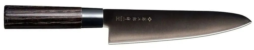 Μαχαίρι Chef Black Zen FD-1564 21cm Black Tojiro Steel,Wood