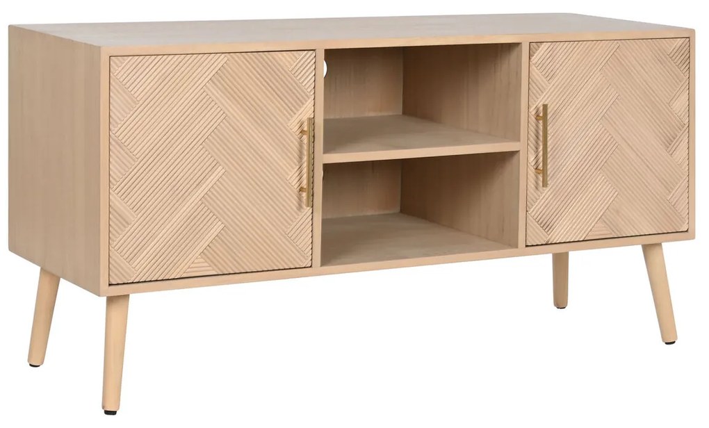 Τηλεόραση Home ESPRIT Φυσικό Ξυλο παουλόβνια Ξύλο MDF 120 x 40 x 60 cm