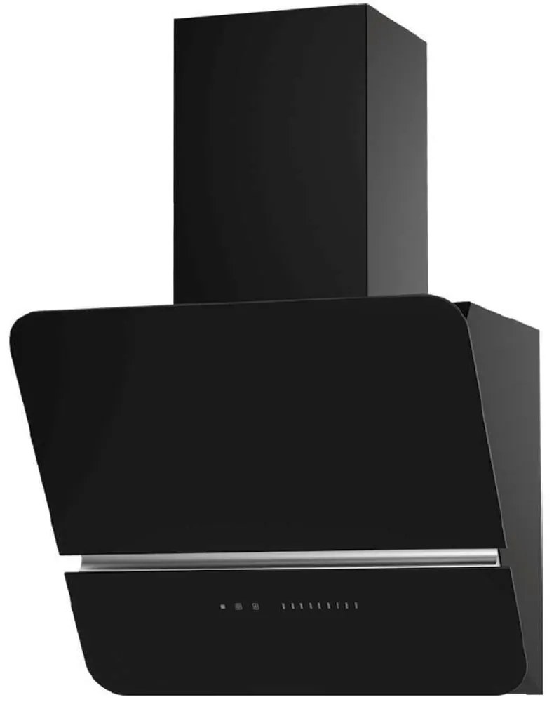 Απορροφητήρας CGW30-90 230W 90cm Με Κρύσταλλο Black Karag Μέταλλο,Γυαλί