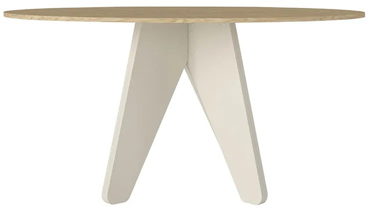 Τραπέζι Rebel Megapap χρώμα rota oak - sandstone 150x90x75εκ.