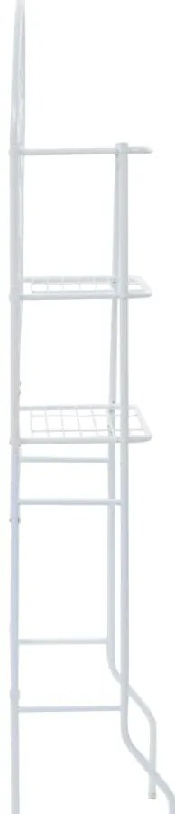 vidaXL Ραφιέρα Μπάνιου Λευκή 60 x 33 x 174 εκ.