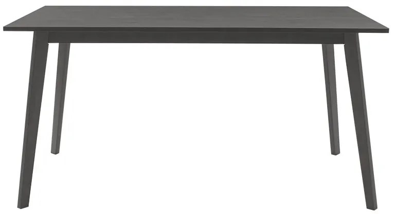 Tραπεζαρία Benson - Toto pakoworld σετ 7τμχ rustic grey - ύφασμα γκρι 150x90x75εκ
