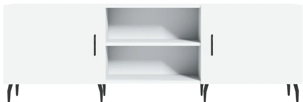 vidaXL Έπιπλο Τηλεόρασης Λευκό 150x30x50 εκ. από Επεξεργασμένο Ξύλο