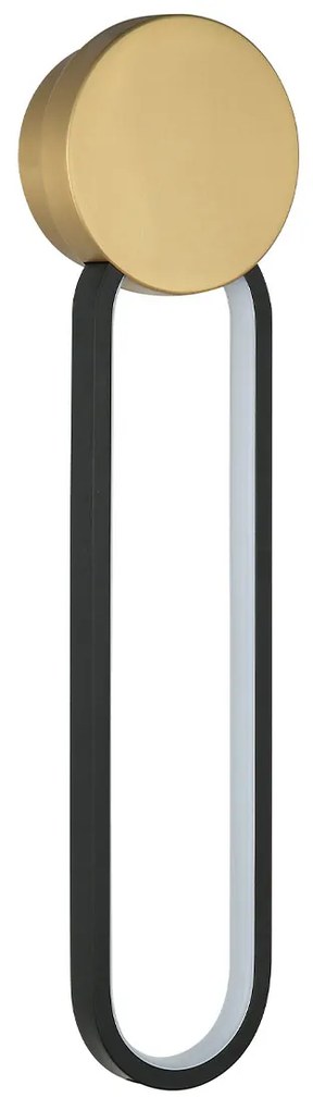 Απλίκα Τοίχου LED Dimmable Zambelis 23103 Gold Matt