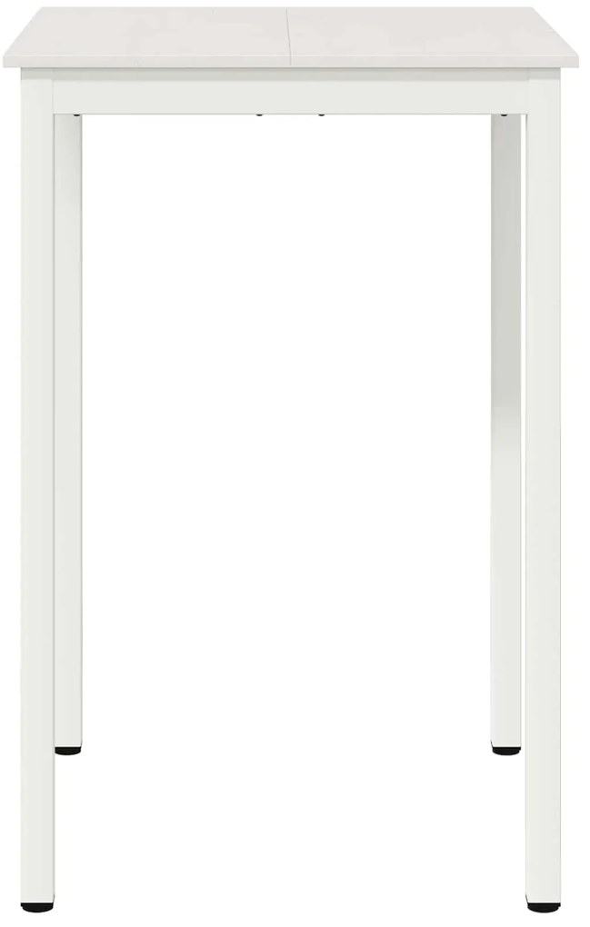 vidaXL Τραπέζι μπαρ Λευκό 110 x 55 x 105 εκ. Στερεά ξυλεία πεύκου