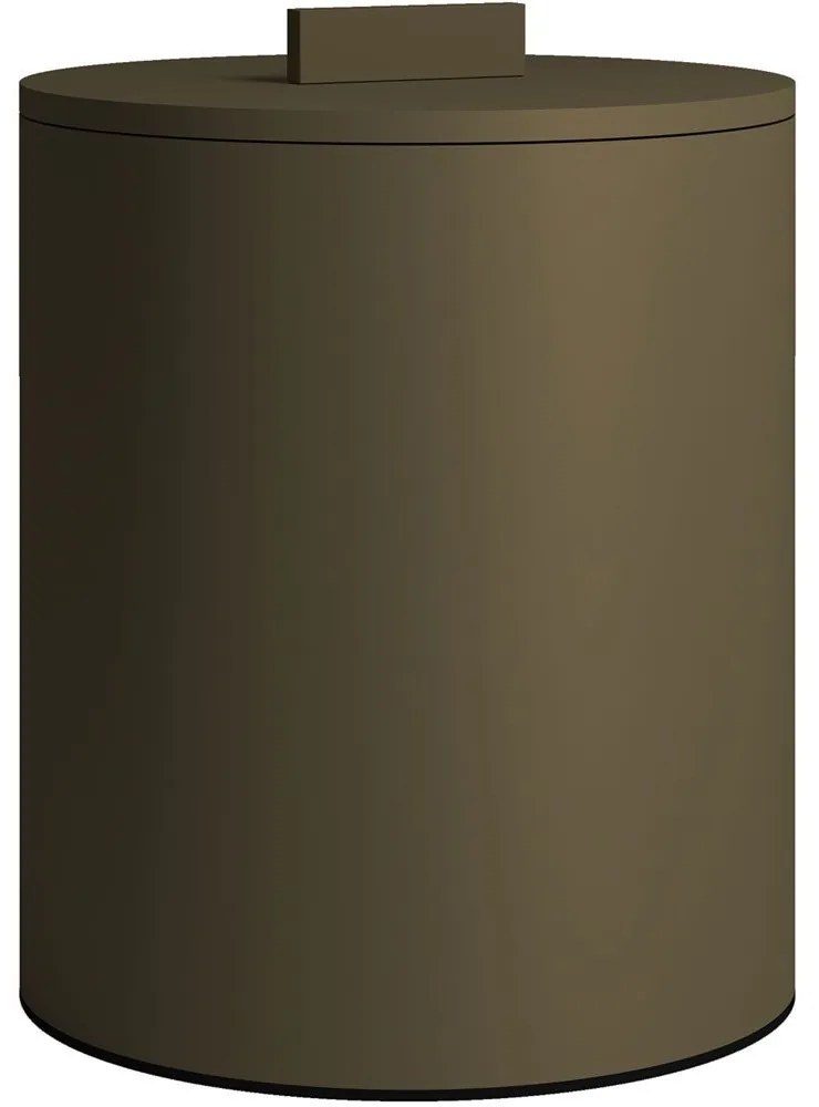 Κάδος Απορριμμάτων 2326-963 Φ20x25cm 6lt Matt Light Bronze Pam&amp;Co Stainless Steel