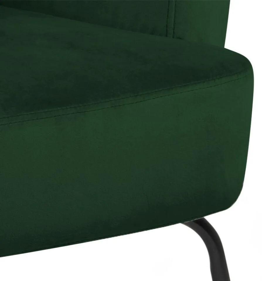 Πολυθρόνα Oakland 525, Πράσινο, 83x75x75cm, 12 kg, Ταπισερί, Πόδια: Μέταλλο | Epipla1.gr