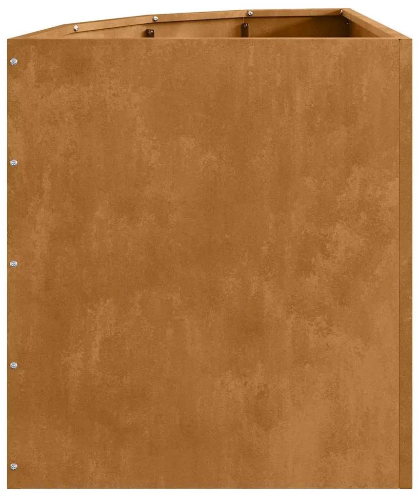 vidaXL Γωνιακό Ροδόδεντρο Σκ rusty 45 x 45 x 50 εκ