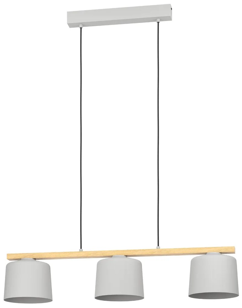 Φωτιστικό Κρεμαστό Eglo 900362 MARIEL Γκρι (Grey)|Καφέ (Brown)