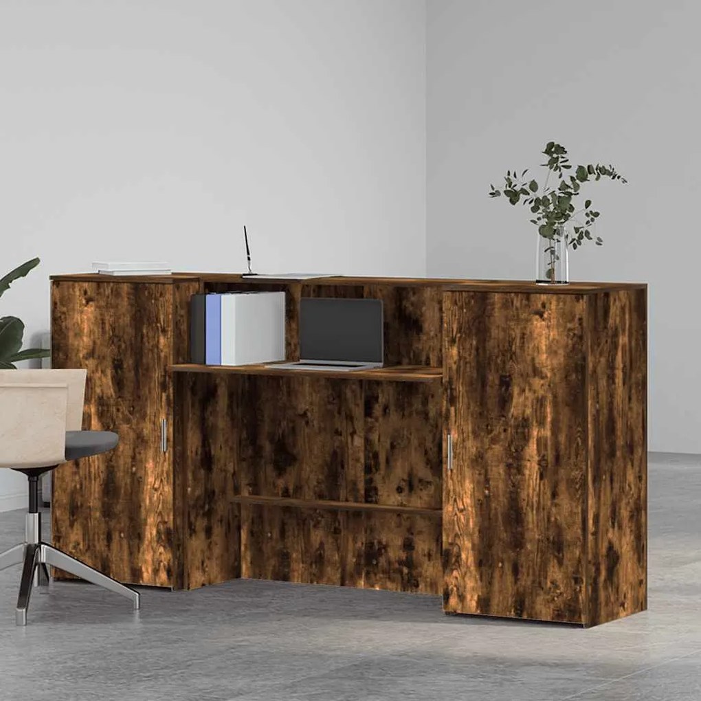 vidaXL Γραφείο υποδοχής 200x50x103,5 εκ. Επεξεργασμένο Ξύλο