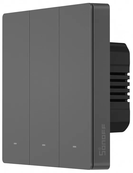 SONOFF smart διακόπτης M5-3C-86, τριπλός, WiFi, γκρι