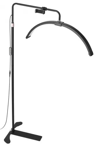 Half Moon Light for Esthetician 26inch Dimmable LED Floor Lamp Lash Light Arched