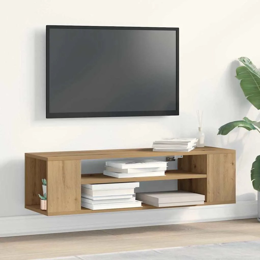 vidaXL Ντουλάπι TV Μπεζ 100 x 30 x 26.5 εκ Επεξεργασμένο ξύλο