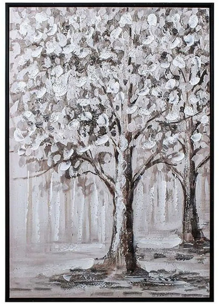 Πίνακας Καμβάς Trees 374-224-423 60x3x90cm Multi Κάθετοι Canvas
